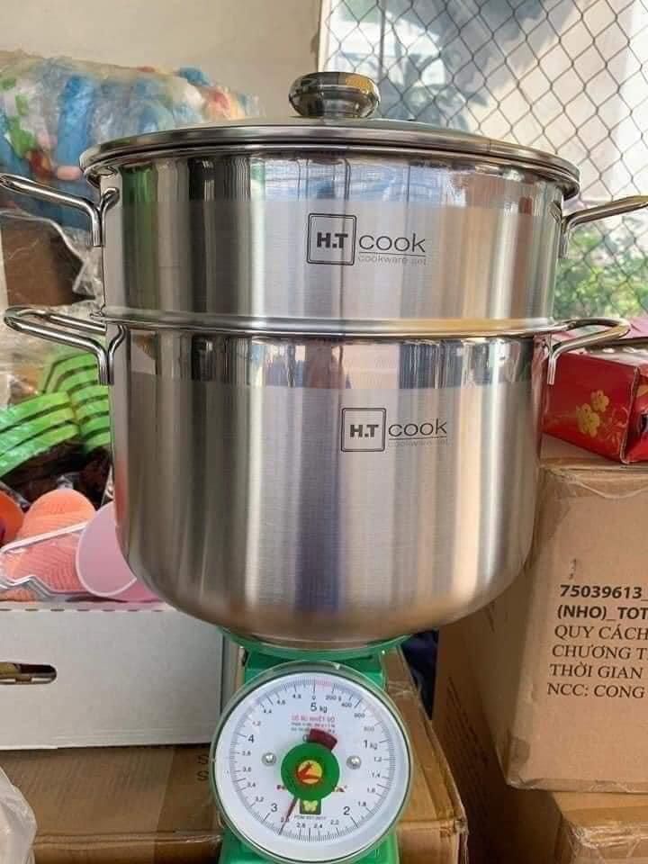 XỬNG HẤP HT COOK 28CM VUNG KÍNH